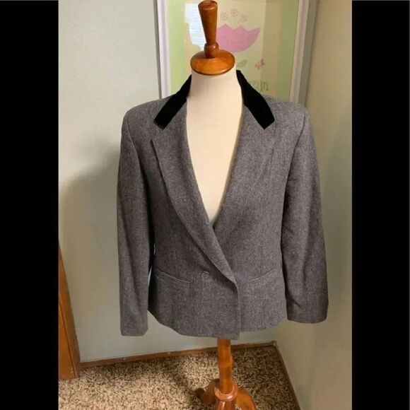 Chaus Timeless Gray  Wool Sports Jacket #C23 - Picture 1 of 5